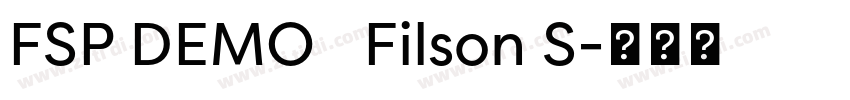 FSP DEMO   Filson S字体转换
